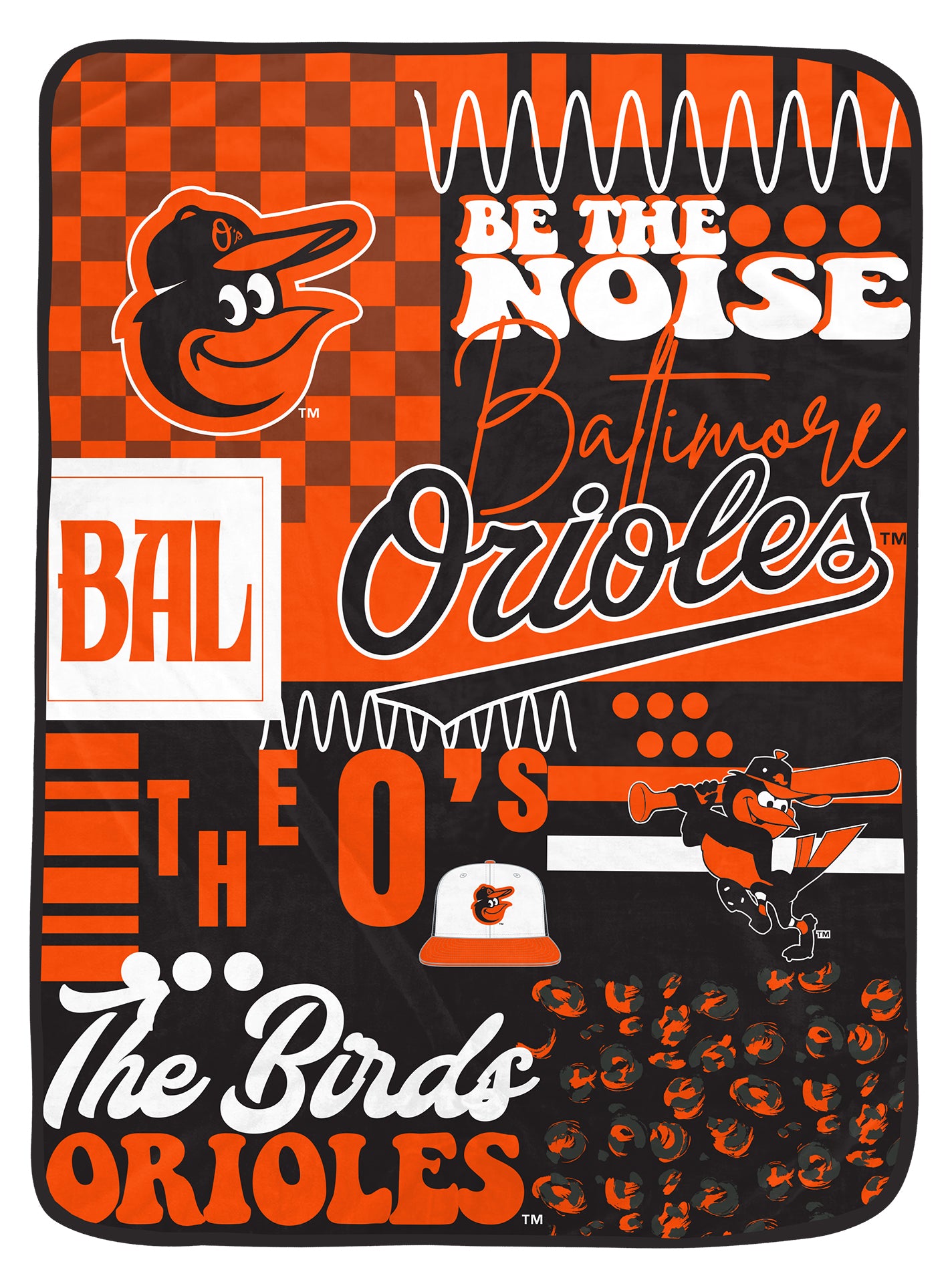 MLB Wild Comfy Oversized 66x95 Blanket - Gallery 5