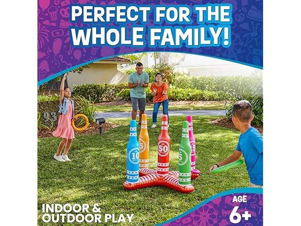 Flybar FunPark Ring Toss Game 3 Feet Tall