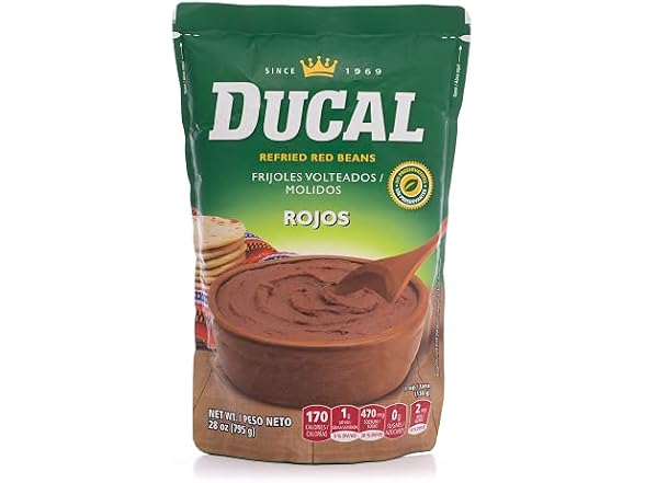 Ducal Organic Refried Red Beans 28oz Pouch