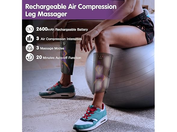 QUINEAR Rechargeable Leg Massager