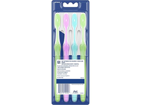 Oral B 3D White Stain Eraser 4 Count Soft Manual