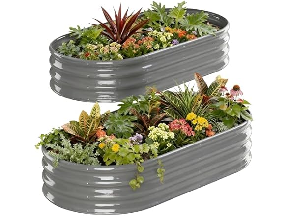 Rakukiri Raised Outdoor Garden Bed