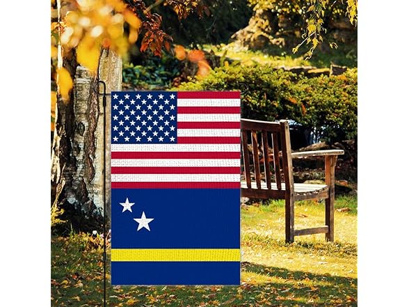 Curacao USA Friendship Garden Flag