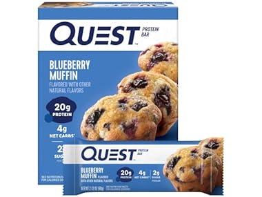 $5.99, Was $9.47, 36% Off! Quest Nutrition Blueberry Muffin Protein bar, 8. dealfomo