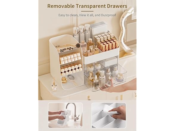 Booklov BC2313626069340 Makeup Organizer with Drawers