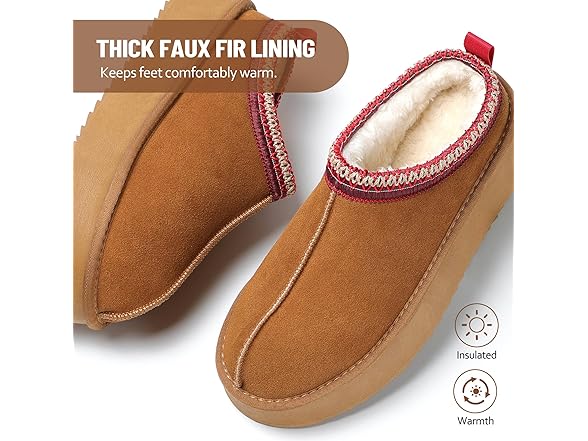 Women's Slippers Platform Mini Boots