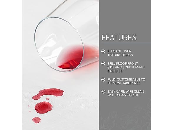 Elrene Deluxe Heavy Duty Table Pad Protector