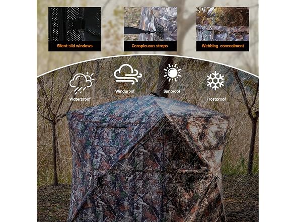 Multi Person Camo Hunting Blind