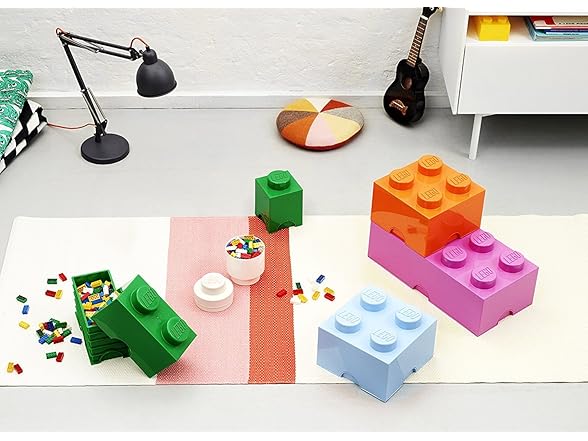 LEGO Light Purple Storage Box Brick