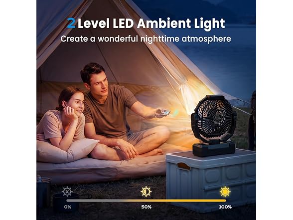 FRIZCOL 24000mAh 3-in-1 Camping Fan