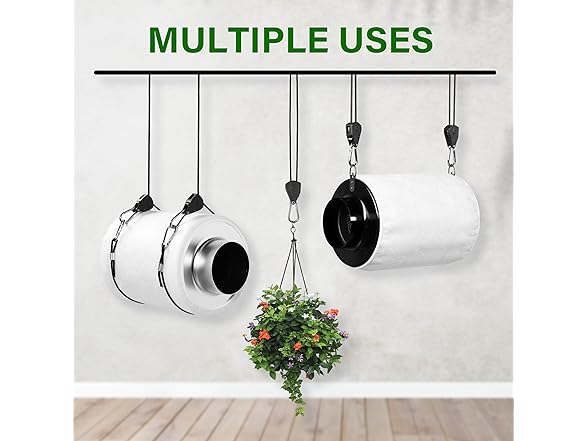 2pk Rope Hangers 150lbs 8ft