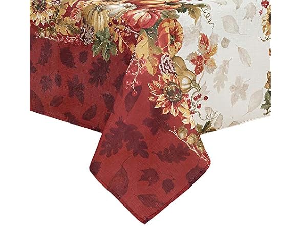 Elrene Home Fall Leaves Tablecloth
