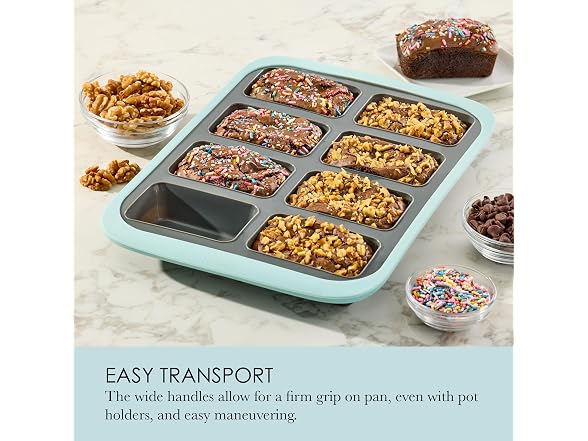 Chicago Metallic 8-Cup Silicone Loaf Pan