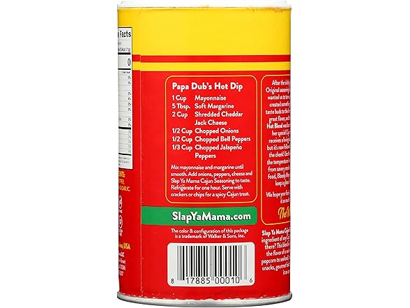 1CT Slap Ya Mama Hot Blend Cajun Seasoning