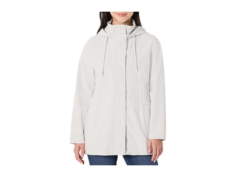 Amazon Essentials Womens RegularFit Lt WP Long Hooded Rain Jkt - Gallery 10