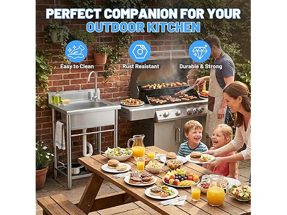 Worcest Stainless Steel Utility Sink