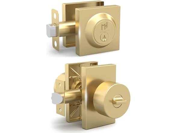 Satin Brass Entry - Combo