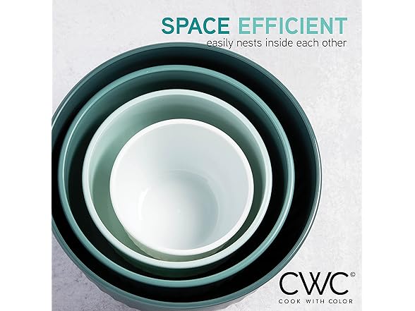 COOK WITH COLOR Plastic Mixing Bowl