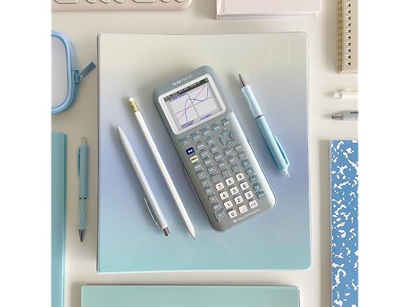 TI-84 Plus CE Graphing Calculator Texas Instruments, Fractal Frost (Open Box)