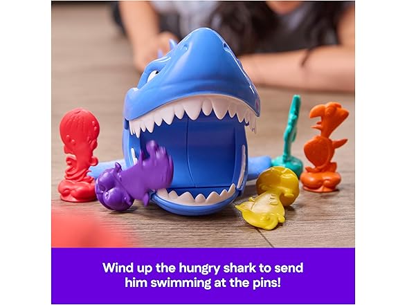 Bowling Game with Wind-Up Jaw-Chomping