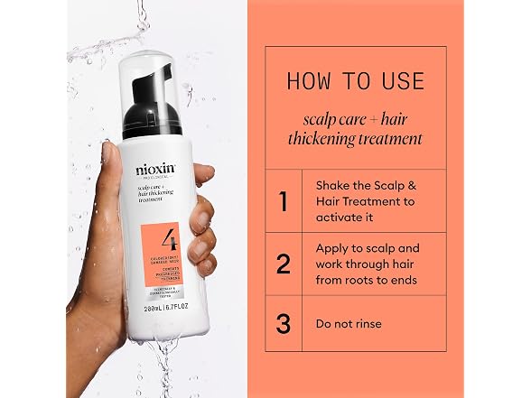 Nioxin System 4 Scalp + Hair Thick Leave on Trtmt