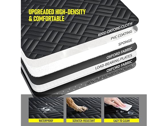 Dog Car Seat Cover for Back Seat