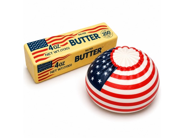 2Pk Squishy USA Dump+Butter Mys