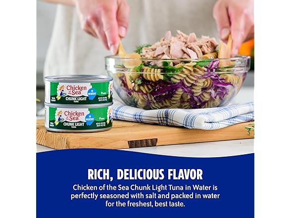 Chicken of the Sea Wild Caught Chunk Light Tuna