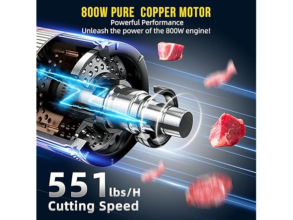 110V Commercial Meat Cutter Machine 