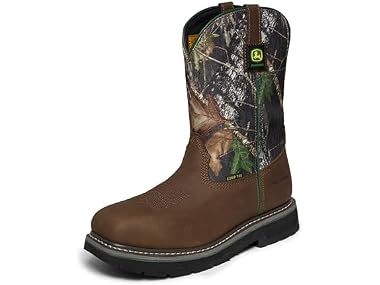 $49.99, Was $138, 63% Off! Skechers Men's John Deere Rowood Mossy Oak Shaft Boots dealfomo