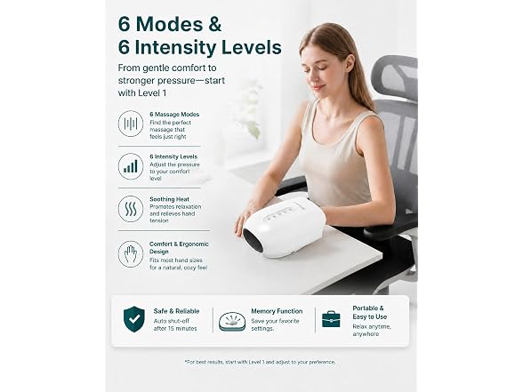 2026 Cordless Hand Massager With Heat