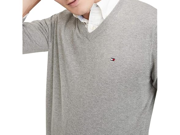 Tommy Hilfiger Men (M) Cotton V Neck Sweater