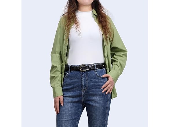 HOLMANSE Women's Western Leather Belt