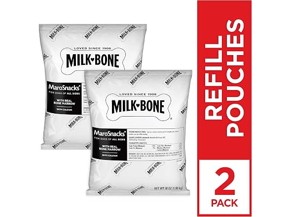 Milk-Bone MaroSnacks Dog Treats, 38 Ounce Refill