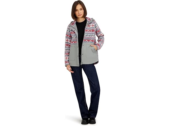 Billabong Womens Sherpa Fleece Quilted Jacket