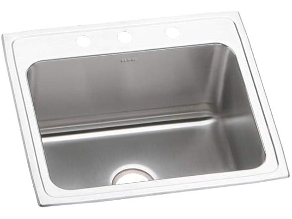 Elkay Single Bowl Drop-in Stainless Steel 25"