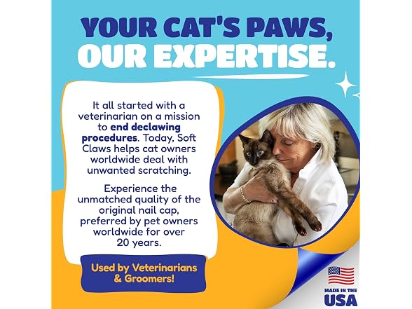 Soft Claws Nail Caps for Medium Cats, 40 Cap