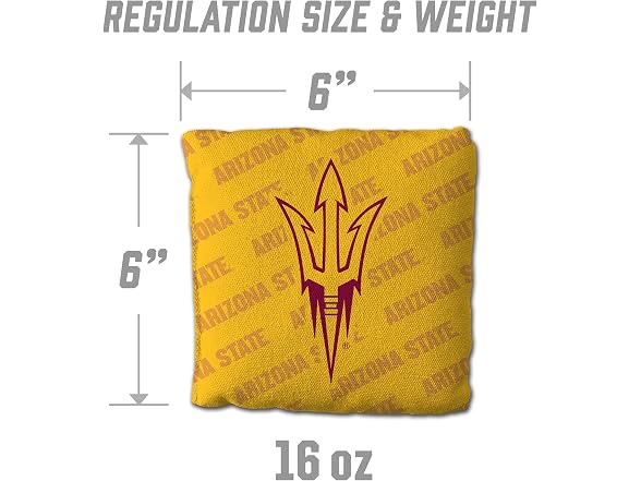 YouTheFan NCAA Cornhole Bags (4-Pack)