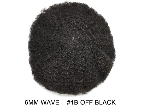 F M FACE MIRACLE NEW YORK Afro Toupee for Black Men Real