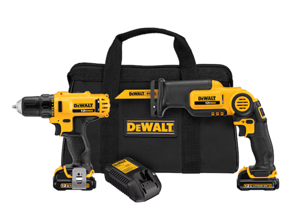 Dewalt DCK212S2 2-Tool 12V Max Power Tool Combo Kit