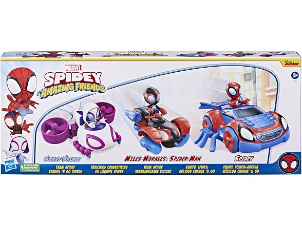 Team Spidey Change ‘N Go Riders Playset