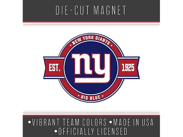 New York Giants Badge Magnet