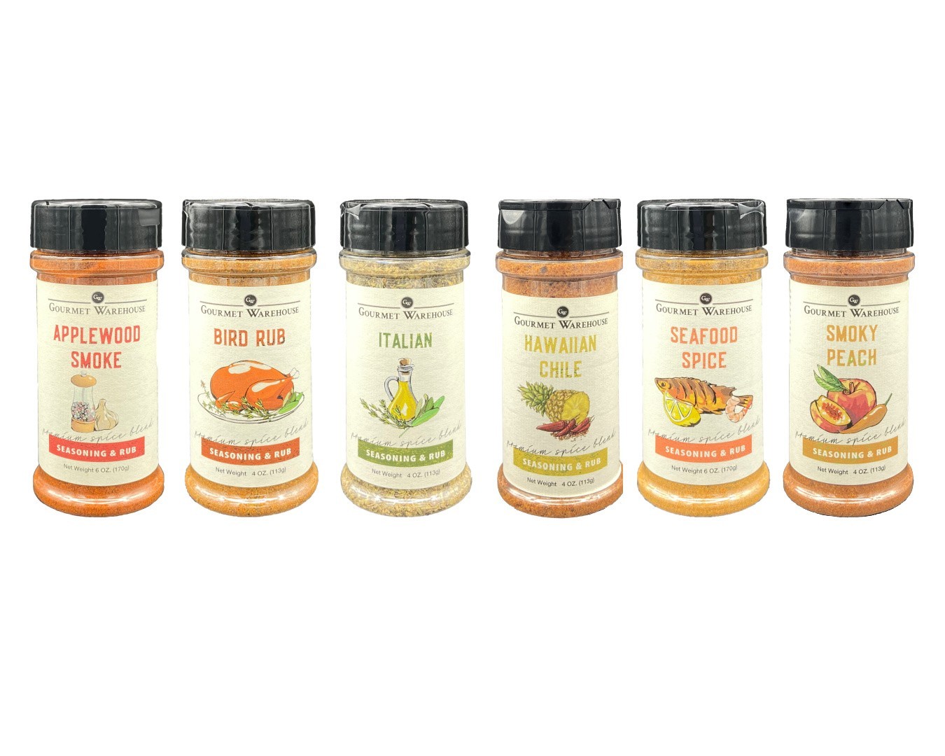 (6ct) Gourmet Warehouse Spices Sampler Pack - Gallery 5