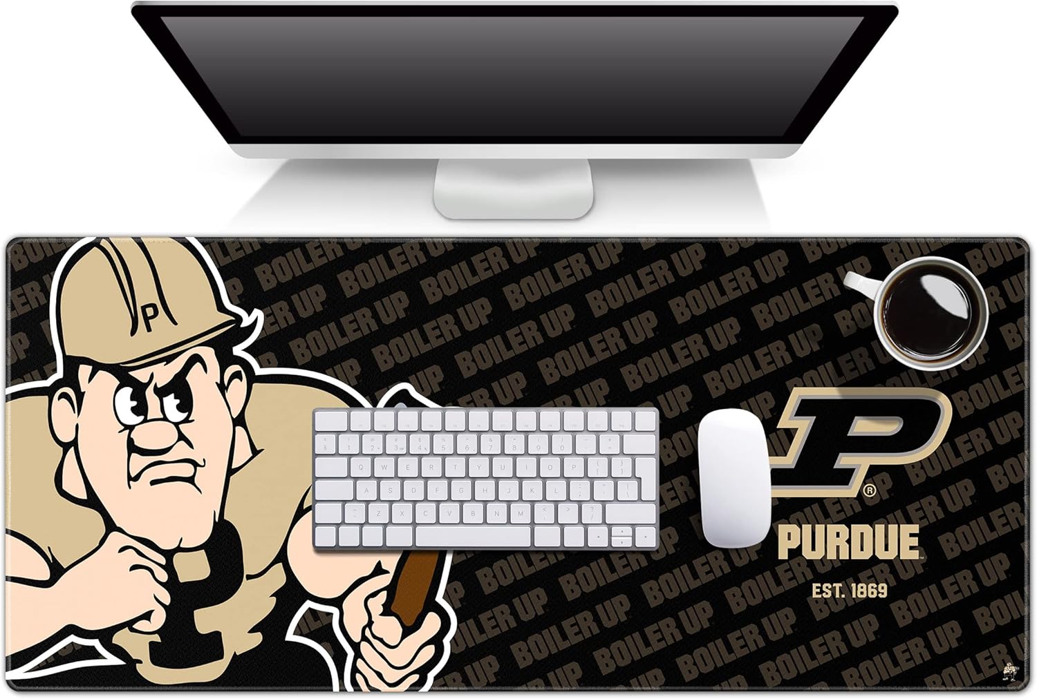 YouTheFan NCAA Purdue Boilermakers Logo Series Desk Pad - Gallery 4