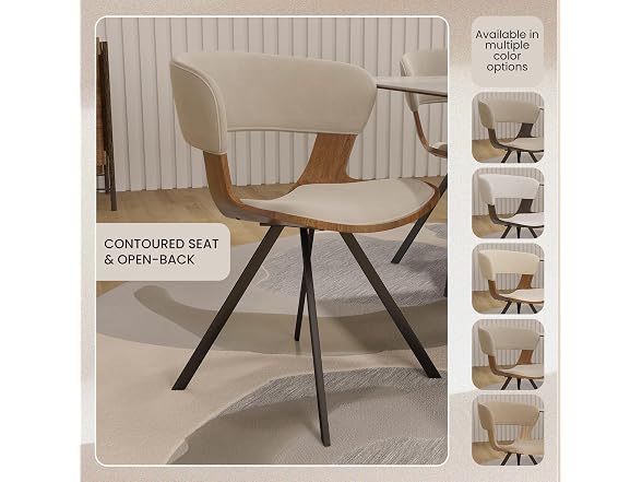 Leisuremod Nymia Mid-Century Chair