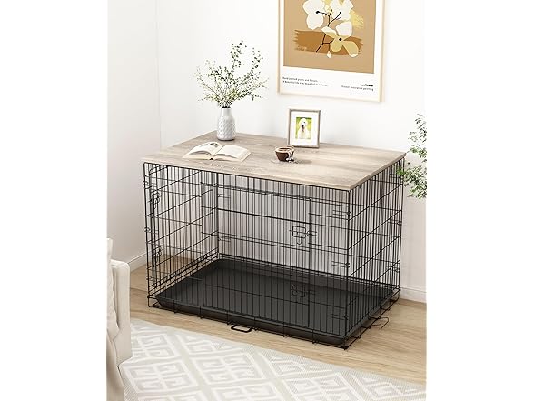 Piskyet Wood Topper for 30" Dog Crate