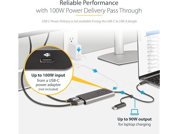 StarTech 109B-USBC-HDMI USB-C to Dual-HDMI Adapter - Gallery 4
