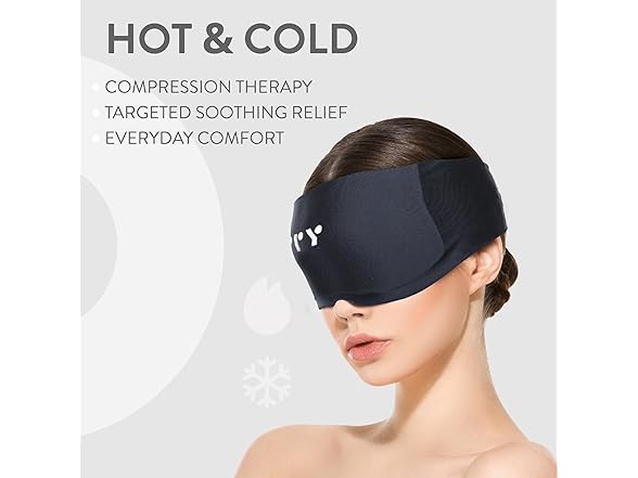 ORRY Eye Forehead Mask Wearable Gel Pack Heat Cold Therapy