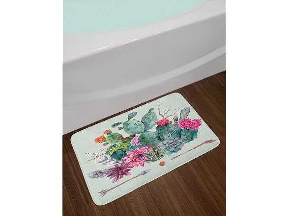 Ambesonne Christmas Bath Mat, Traditional
