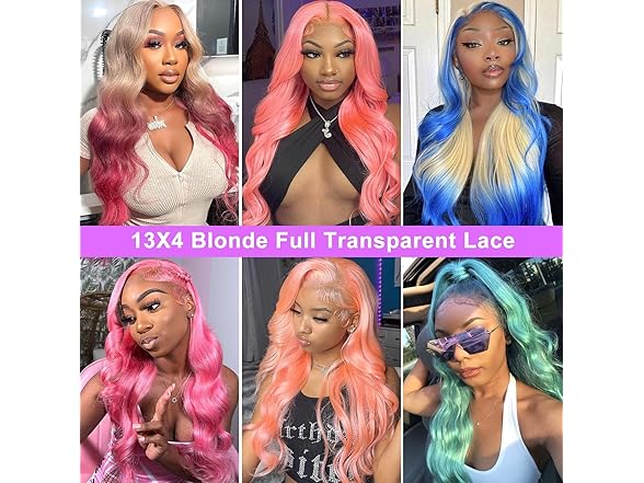 GOMOST 13x4 Blonde Lace Front Wigs